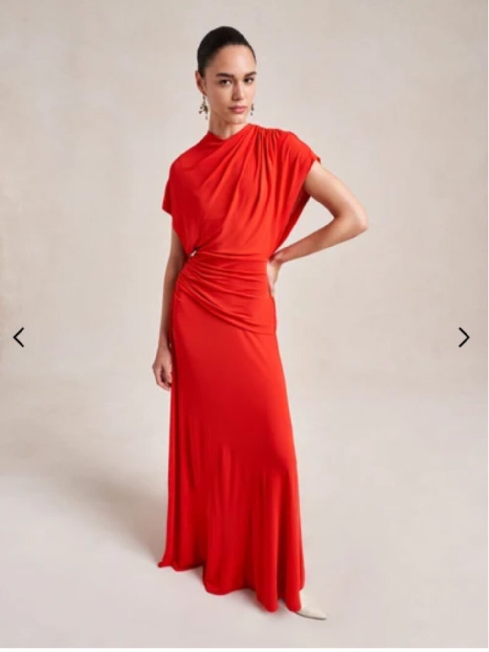 Milla Dress- Red Jersey (Color Soldout Online)